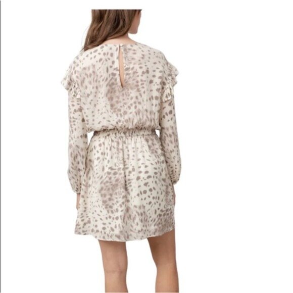 RAILS Ora Puma Animal Print summer Mini Dress Size M - Picture 7 of 13